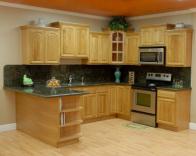 Oak_Kitchen_Cabinets_with_Shanxi_Black_Granite